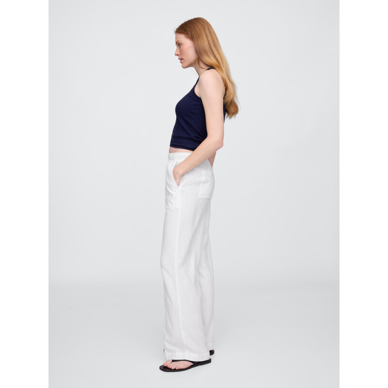 V-LINEN PULL ON WL OPTIC WHITE V6