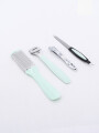 PEDICURE SET X 4 VERDE AQUA
