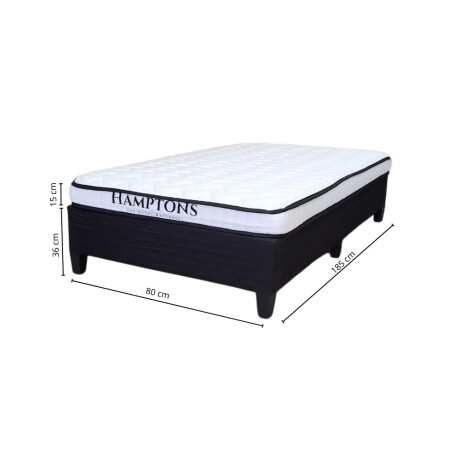 Sommier 1 Plaza - Colchon Hamptons Hybrid Memory Foam Sommier 1 Plaza - Colchon Hamptons Hybrid Memory Foam