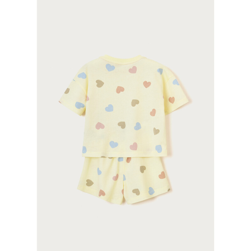 PIJAMA MM FEM AMARELO CLARO