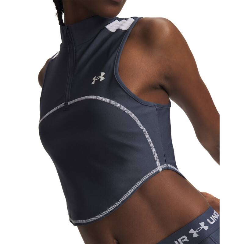 UA HeatGear Novelty Tank-BRN GRY-044