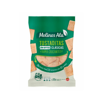 Tostaditas de arroz 100g Molinos Ala Tostaditas Arroz100g Molinos