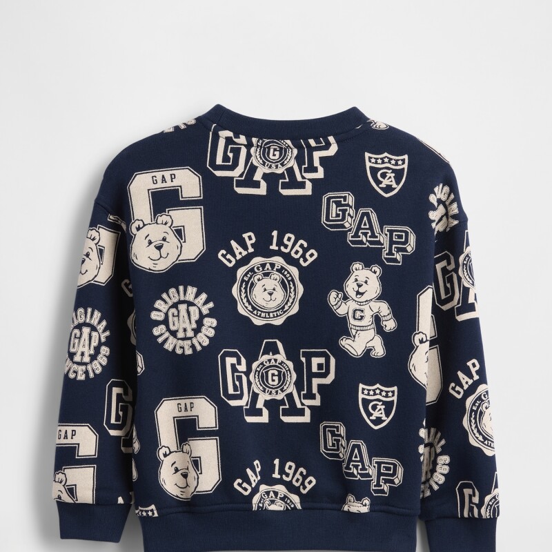 VARSITY LOGO CREW TAPESTRY NAVY