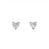 Caravanas Corazón-Plata 925-Piedra Zirconia-CA3103 conpiedra