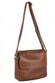 Cartera Bandolera 100% Cuero Marrón