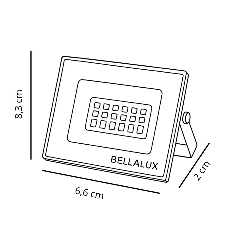 FOCO LED BELLALUX G6 20W Foco LED BELLALUX G6 20W Luz Calida
