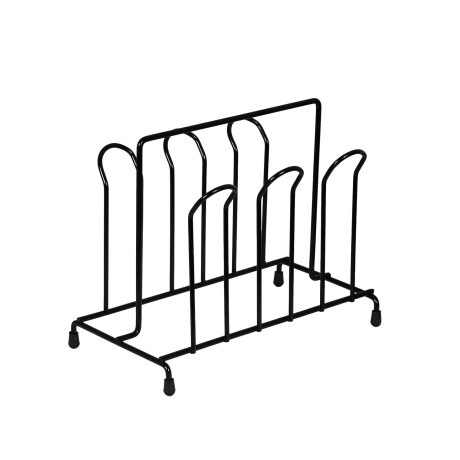 SOPORTE VASOS NEGRO ACERO OTIMIZEE
