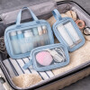 Set de Neceser de Viaje Transparentes Impermeables Washbag Celeste