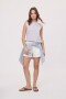 SHORT SOIE Blanco