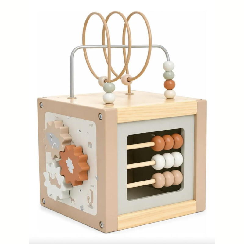 Cubo de Madera Didáctico 15x15cm Cubo de Madera Didáctico 15x15cm