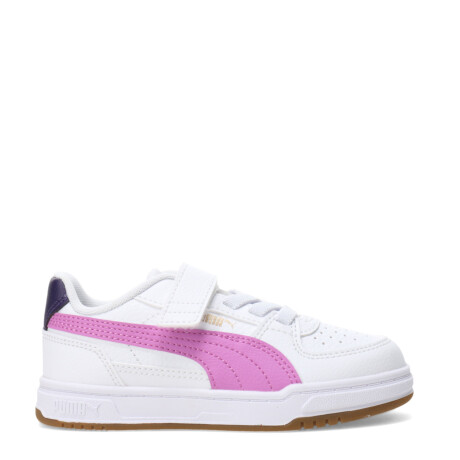 Championes de Niña Puma Caven Iii Ac Ps Blanco - Fucsia
