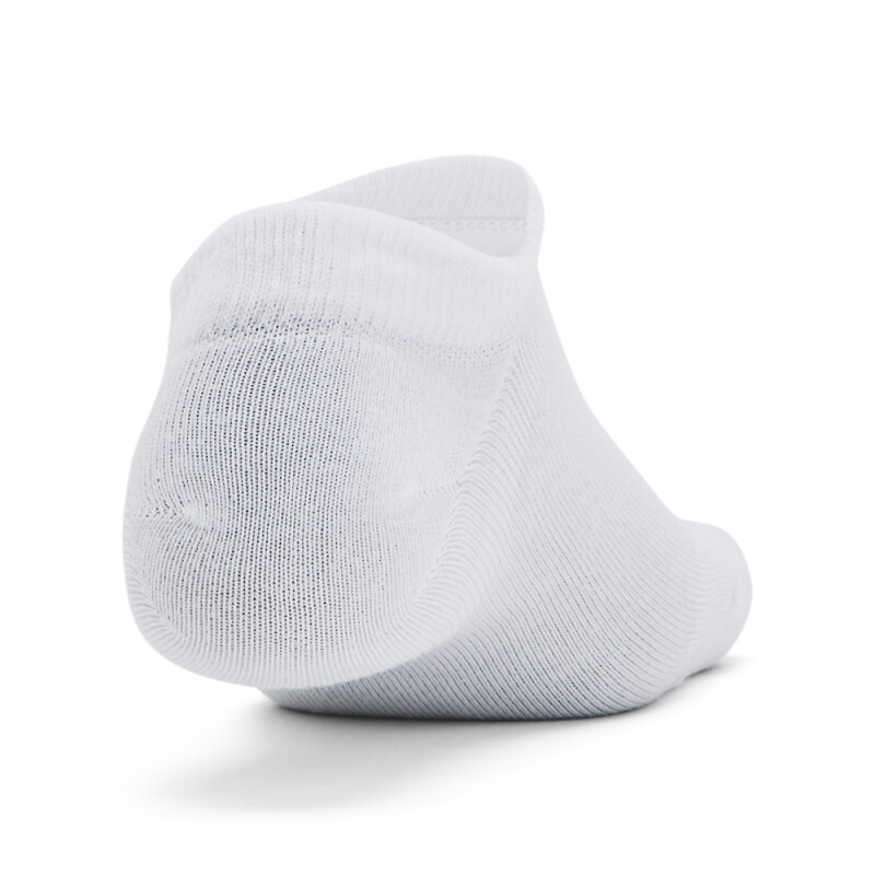 UA Essential No Show 3pk-PPL WHT-100