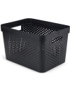 Cesta INFINITY 17L plástico negro Cesta INFINITY 17L plástico negro