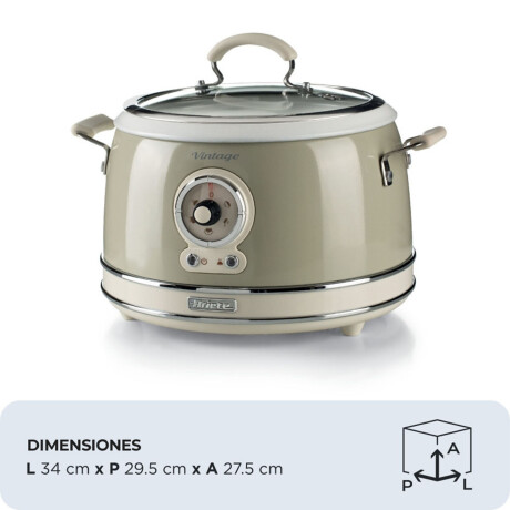 OLLA ARROCERA ARIETE 700W NATURAL-BEIGE MOD.2904