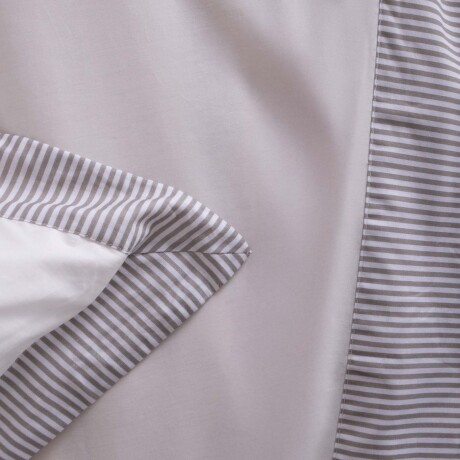 JUEGO DE SABANAS 1 PLAZA ALGODON VERDE STRIPE 200H