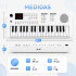 Organo Musical Infantil Medeli 37 Teclas Portátil Mk1 BLANCO