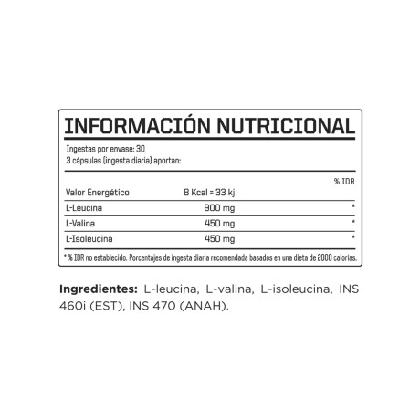 ¡OFERTA IMPERDIBLE! BCAA 2:1:1 90ct ENA ¡OFERTA IMPERDIBLE! BCAA 2:1:1 90ct ENA