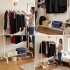Perchero Para Ropa Percha Metal Organizador Estante Placard Imback Color Blanco Perchero Para Ropa Percha Metal Organizador Estante Placard Imback Color Blanco