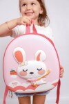 Mochila infantil rígida escolar Rosa