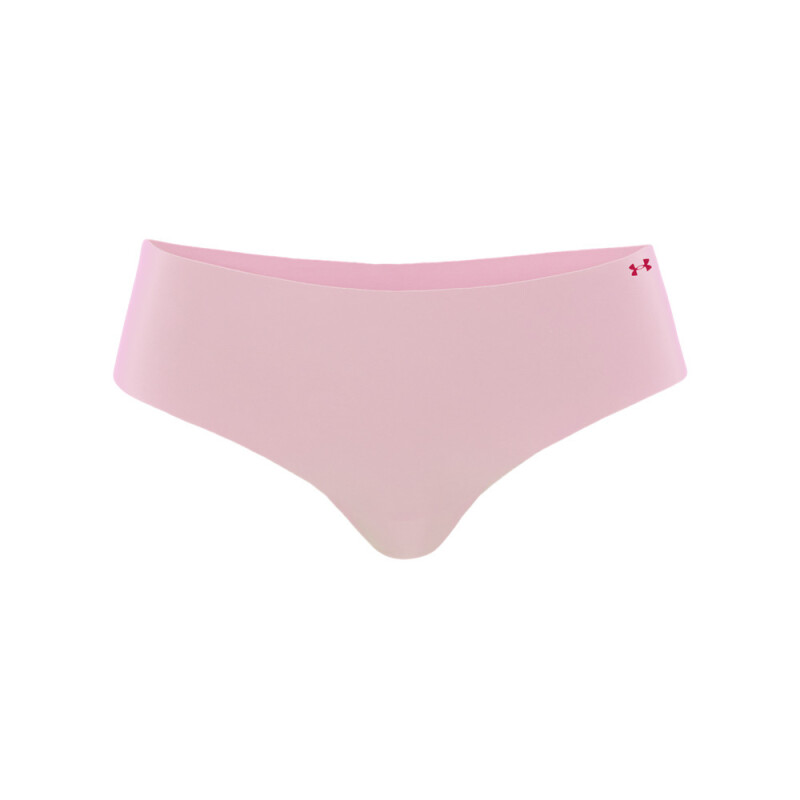 UA PURE STRETCH NO SHOW HIPSTER-SOLID (3 PACK)-PNK SHADED FUCHSIA-681