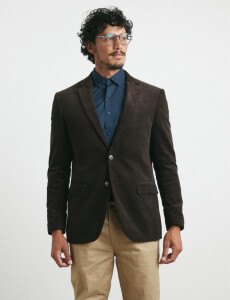 110470 SACO HARRINGTON LABEL Marron