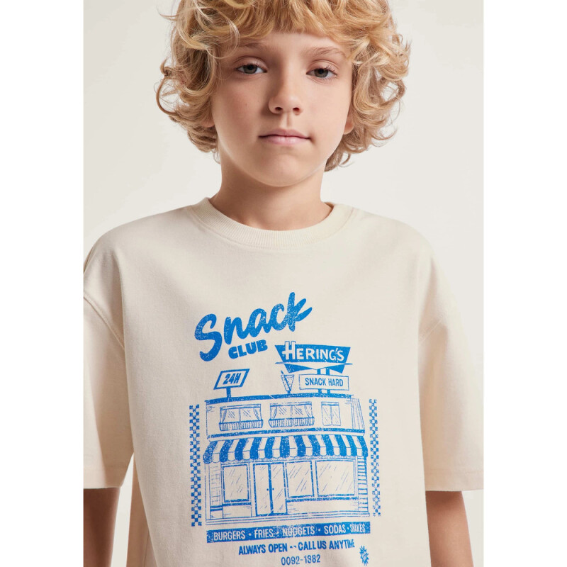 CAMISETA MM INFANTIL OFF WHITE