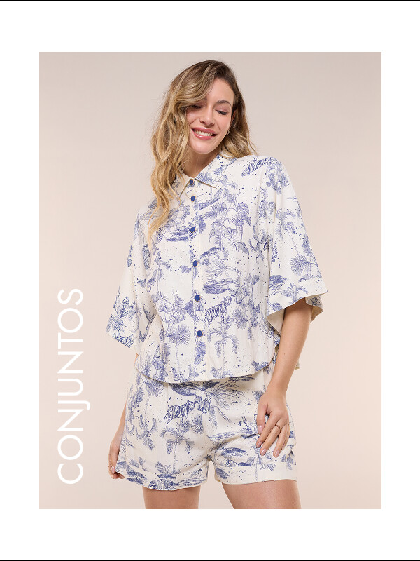 H4 - conjuntos - lino - blusas y pantalones - sets