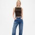 SL CLOSEKNIT CROP BOAT - 22 1/2 TERRA BROWN