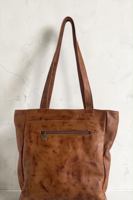 Cartera NIZA Línea Ottenta Cuero Terra Y Arte Pintado A Mano Cartera NIZA Línea Ottenta Cuero Terra Y Arte Pintado A Mano