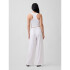V-LINEN PO WIDE LEG OPTIC WHITE