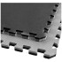 Piso Tatami Goma Eva Encastrable 1x1m 2cm Yoga Pesa Mancuer NEGRO GRIS