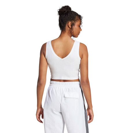 Top de Mujer Adidas Essentials Small Logo Blanco