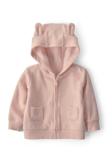 Set tres piezas de algodón, campera y pantalón de terry, más body, diseño conejo Sin color