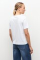 Remera estampa Santa Rita blanco