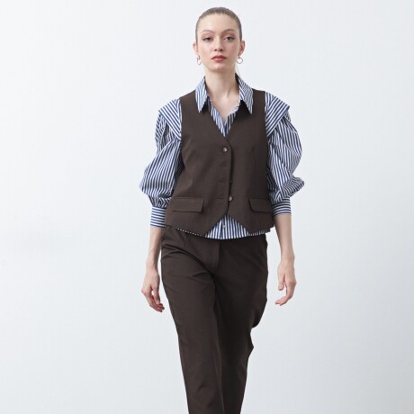 CHALECO EVERLY Chocolate