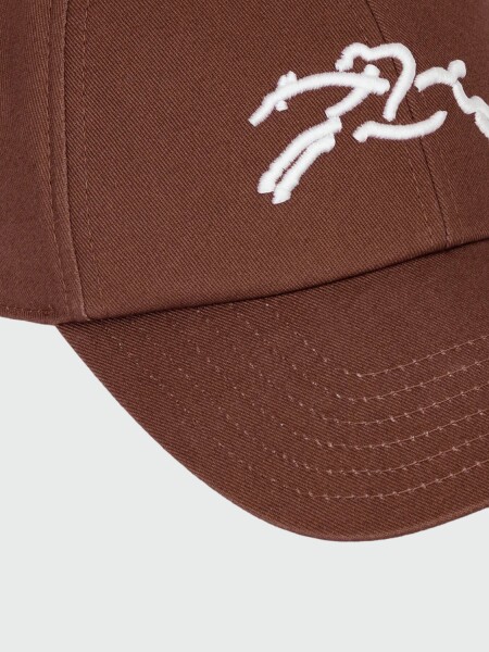 LONGCHAMP - ACCESSOIRES, GORRA DE ALGODÓN Negro Estampado