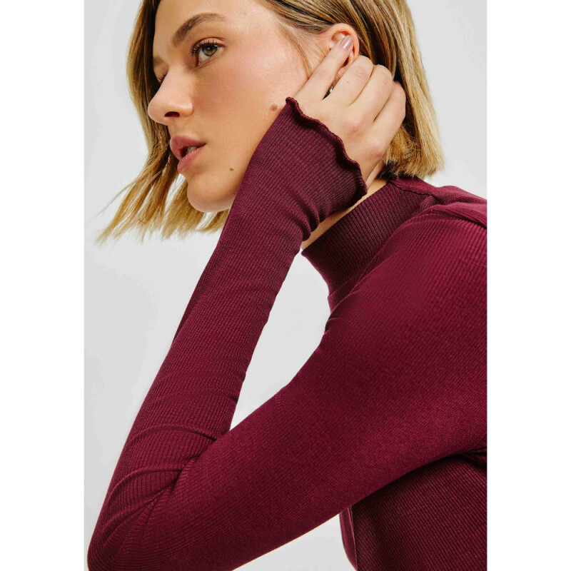 BLUSA ML FEM VERDE OSCURO