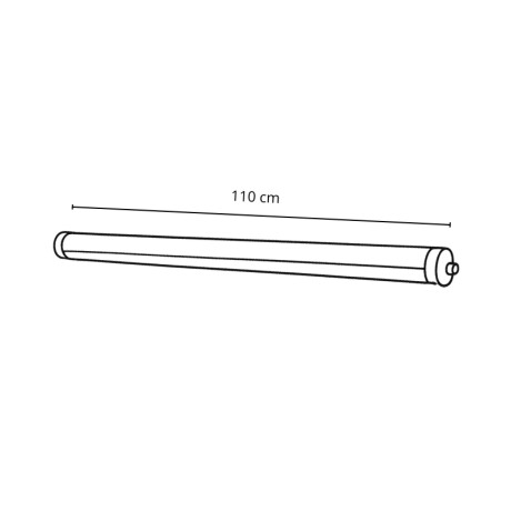 TUBO LEDVANCE 58W 110CM - IP69 IK08 Luminaria LED Hermética LEDVANCE Damp Proof 58W G2 6500K