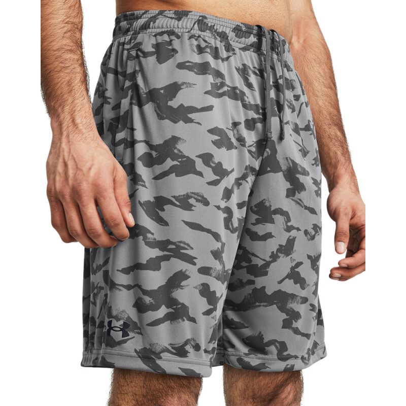 UA Tech Printed Short-BRN GRY-025