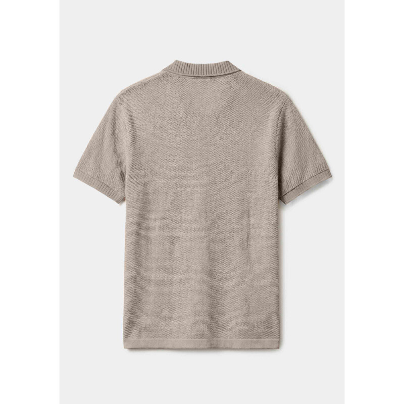 CAMISA POLO MM MASC MARROM CLARO