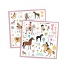 Set de 160 stickers Caballos
