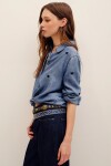 CAMISA METAL HEART Azul
