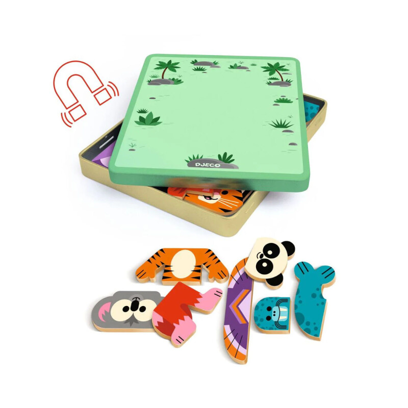 Juego Magnético Inzebox Mix'n'match Djeco Juego Magnético Inzebox Mix'n'match Djeco