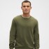V-FA25 SOLID CORE CREW ARMY JACKET GREEN
