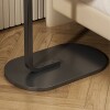 Mesa auxiliar Lumax de arrime MDF minimalista para living Marmol Negro