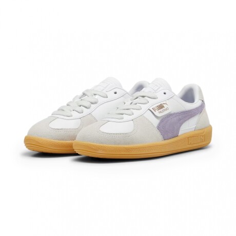 Championes Puma Palermo LTH White/Lila