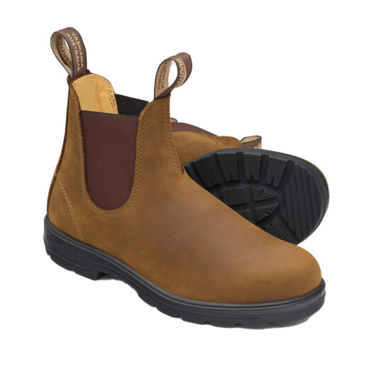 Botas Blundstone Elastic Side V Cut - Crazy Horse Brown Botas Blundstone Elastic Side V Cut - Crazy Horse Brown