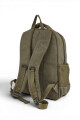 Mochila porta laptop de lona Verde