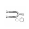 Sifón extensible cromado doble Blukit Sifón Extensible Cromado Doble Blukit