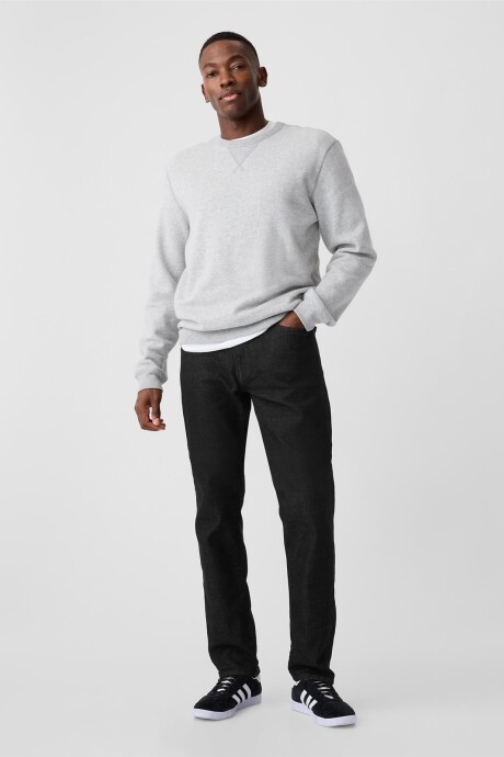 Jean Straight Hombre Black Rinse